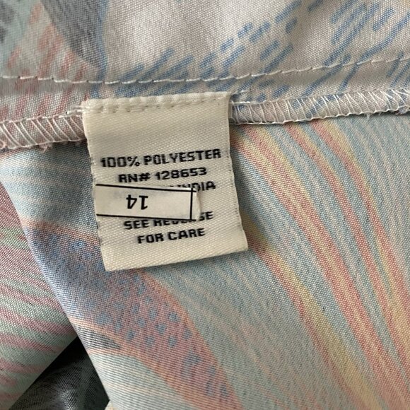 Rachel Zoe Full Maxi Skirt L Colorful Maximalism Resort Floral Tropical Print - Picture 9 of 12